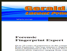 Tablet Screenshot of jerrycolefingerprintexpert.com